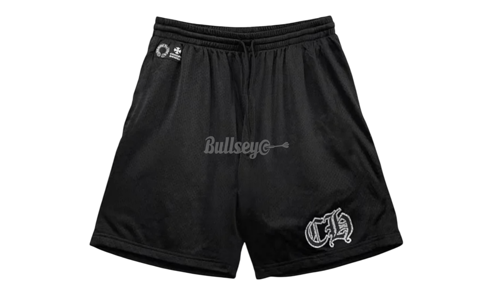 Chrome Hearts Black Mesh Shorts-Bullseye Sneaker Boutique