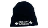 Chrome Hearts Black Script Beanie-Bullseye Sneaker Boutique