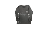 Chrome Hearts Black T-Bar Logo Longsleeve Kids T-Shirt (PreOwned)-Giorgio Canvas Sams Junior Shoes