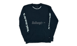 Chrome Hearts Black/White Neck Letters Longsleeve T-Shirt-Bullseye Sneaker Boutique