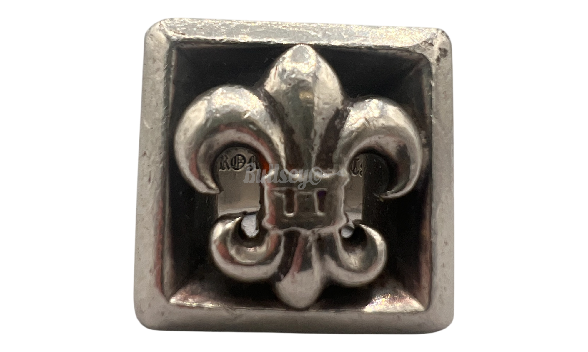 Chrome Hearts Block Fleur Delis Ring (PreOwned)-Bullseye Sneaker Boutique