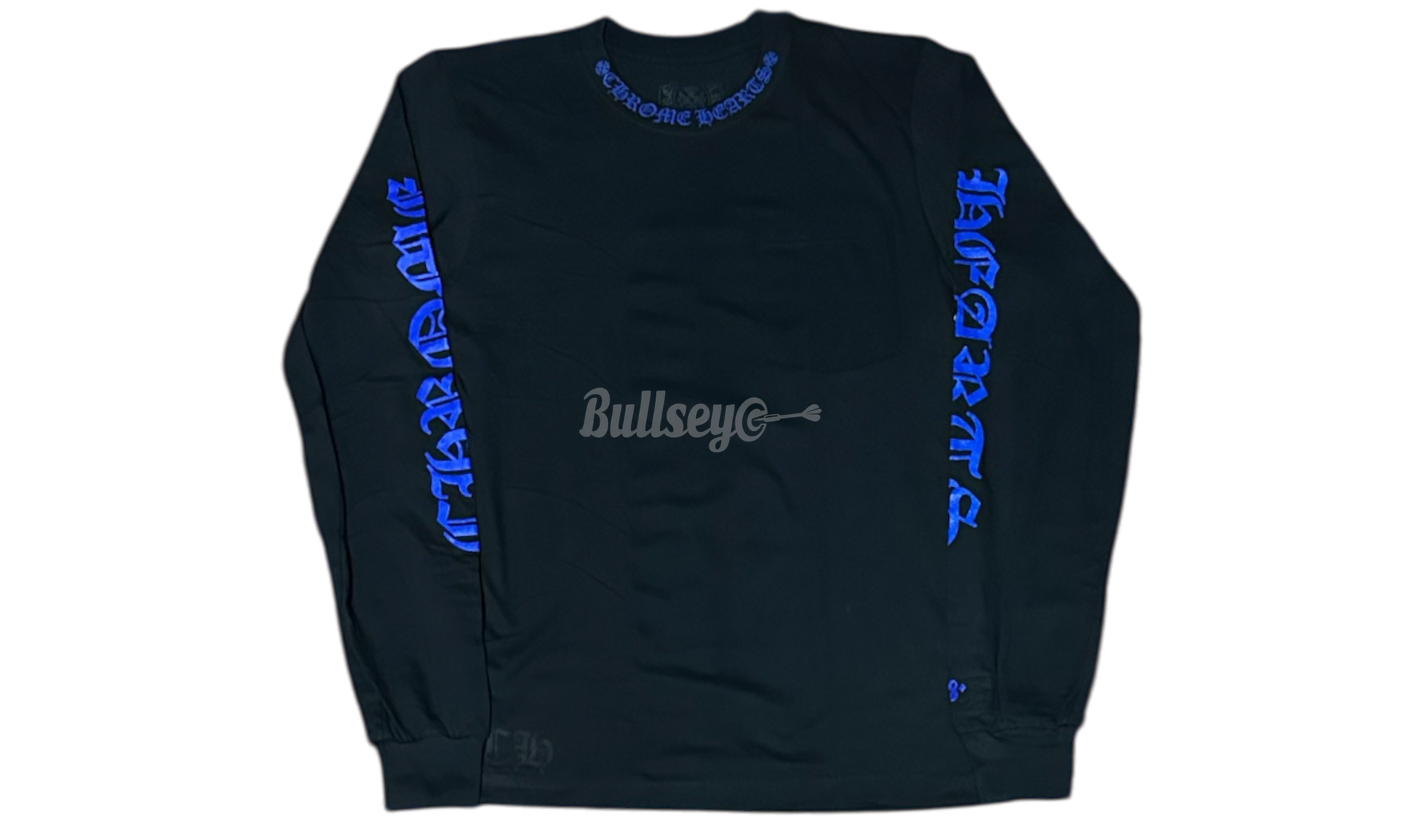 Chrome Hearts Blue Neck Letter Longsleeve T-Shirt-Bullseye Sneaker Boutique