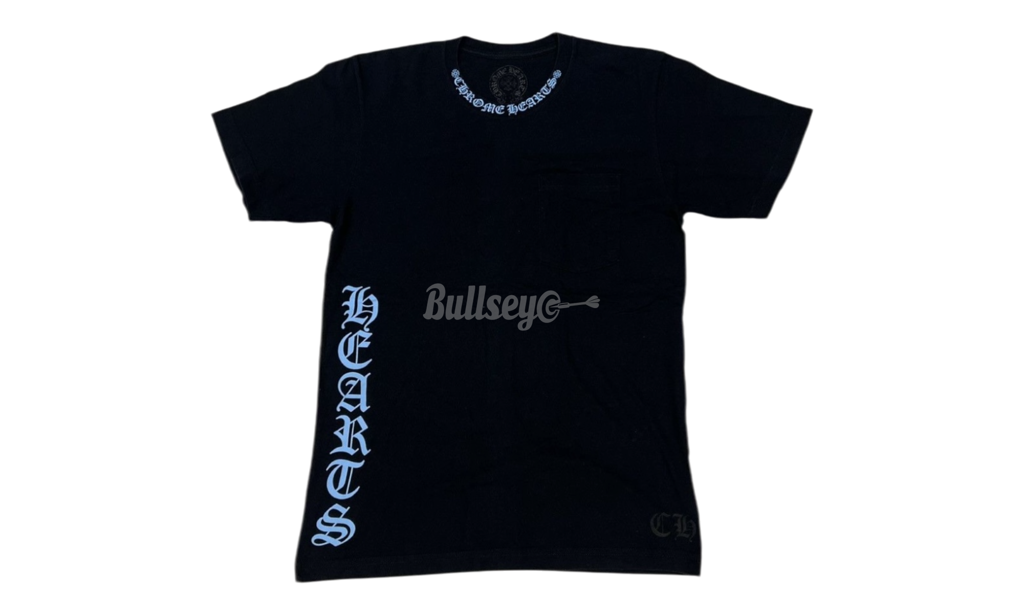 Chrome Hearts Blue Neck Letters T-Shirt (PreOwned)-Bullseye Sneaker Boutique