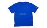 Chrome Hearts Blue Scroll Label T-Shirt