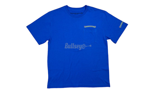 Chrome Hearts Blue Scroll Label T-Shirt