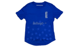 Chrome Hearts Blue Stars Scroll Label T-Shirt