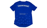 Chrome Hearts Blue Stars Scroll Label T-Shirt-Bullseye Sneaker Boutique