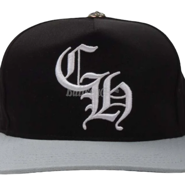 Chrome Hearts CH Black/Grey Baseball Hat | branded baseball cap a 