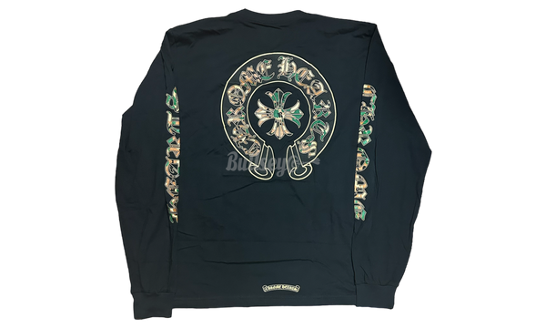 Chrome Hearts Camo Horseshoe Black Longsleeve T-Shirt-in addition to several running races