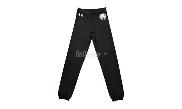 Chrome Hearts Cemetery Triple Cross Black Sweatpants-Bullseye Balance Sneaker Boutique