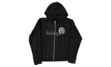 Chrome Hearts Chengdu Horseshoe Black Zip-Up Hoodie (PreOwned)