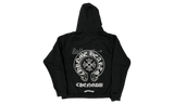 Chrome Hearts Chengdu Horseshoe Black Zip-Up Hoodie (PreOwned)-Bullseye Sneaker Boutique