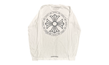 Chrome Hearts Circle Cross White Longsleeve T-Shirt-Bullseye Sneaker Boutique