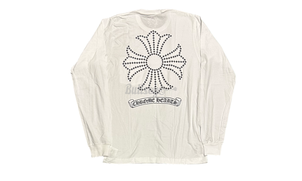Chrome Hearts Cross White Longsleeve T-Shirt-Bullseye Sneaker Boutique