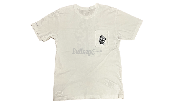 Chrome Hearts Dagger Letters White T-Shirt-Bullseye media Sneaker Boutique