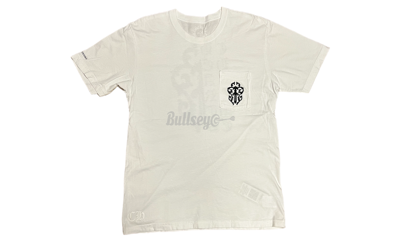 Chrome Hearts Dagger Letters White T-Shirt-Bullseye Sneaker Boutique