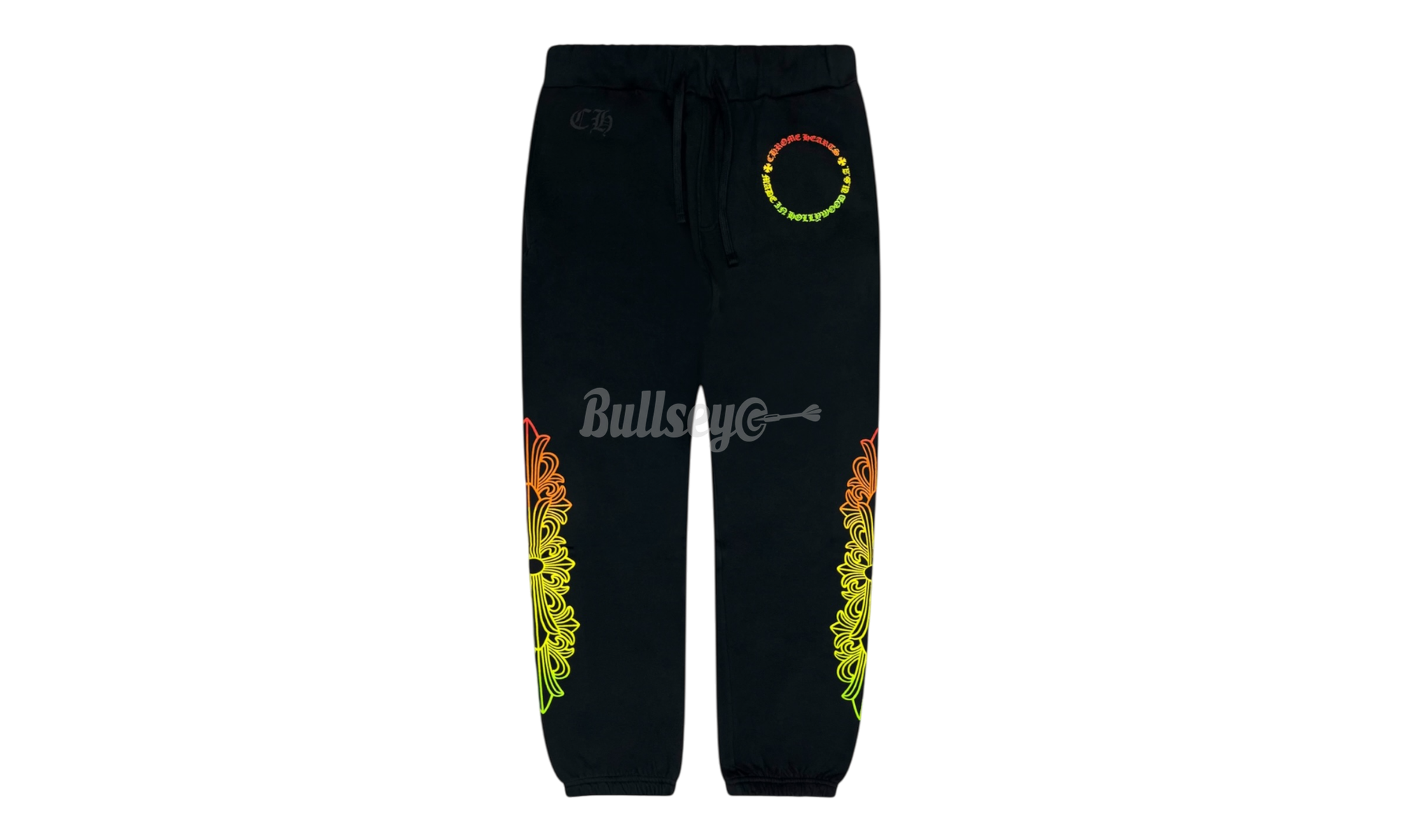 Chrome Hearts Floral Gradient Made In Hollywood Black Sweatpants-Bullseye Sneaker Boutique
