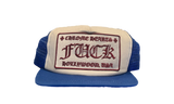 Chrome Hearts Fuck Trucker Hat detail Blue-Urlfreeze Sneakers Sale Online