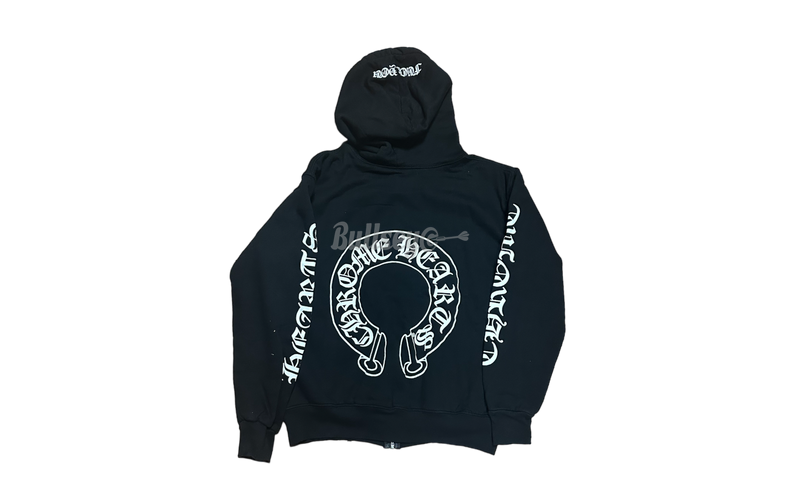 Chrome Hearts Fuck You Horseshoe Thermal Black Hoodie (PreOwned)-whats your favorite navy sneaker