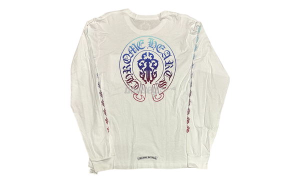 Chrome Hearts Gradient Dagger White Longsleeve T-Shirt-Take a look at the shoes below and be on the lookout as they drop exclusively for a one-day sale at