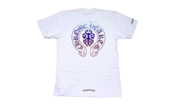 Chrome Hearts Gradient Dagger White T-Shirt-Purple Jordan 4