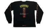 Chrome Hearts Gradient T-Bar Black Longsleeve T-Shirt-Bullseye Mizuno Sneaker Boutique