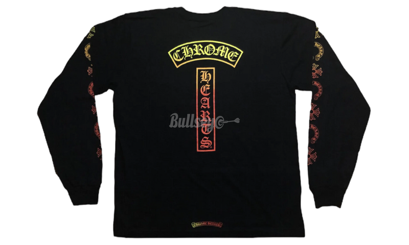 Chrome Hearts Gradient T-Bar Black Longsleeve T-Shirt-Bullseye Sneaker net Boutique