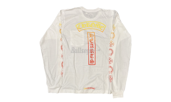 Chrome Hearts Gradient T-Bar White Longsleeve T-Shirt-Bullseye Sneaker Ave Boutique