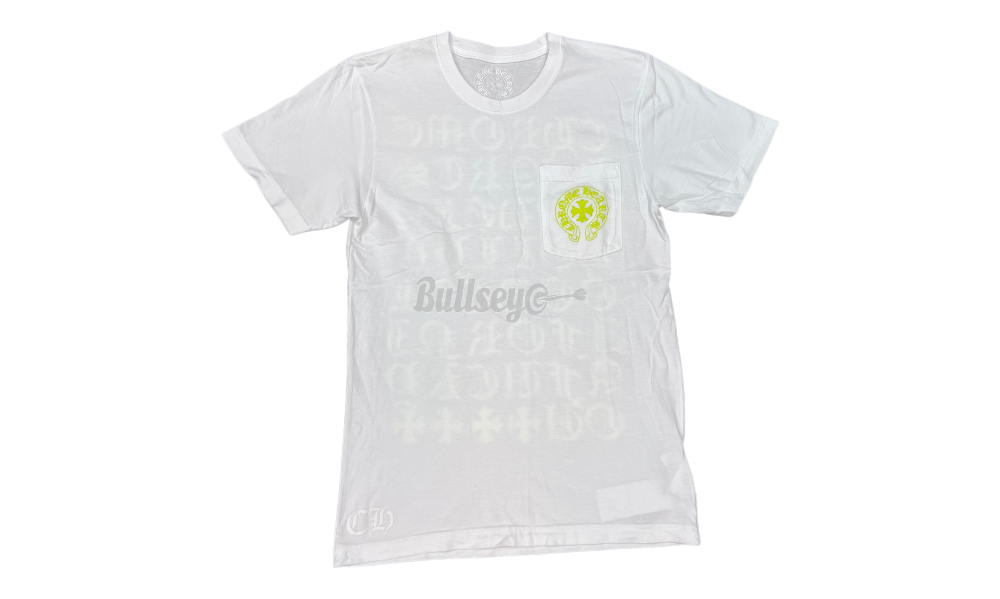 Chrome Hearts Green Letters Eyechart T-Shirt