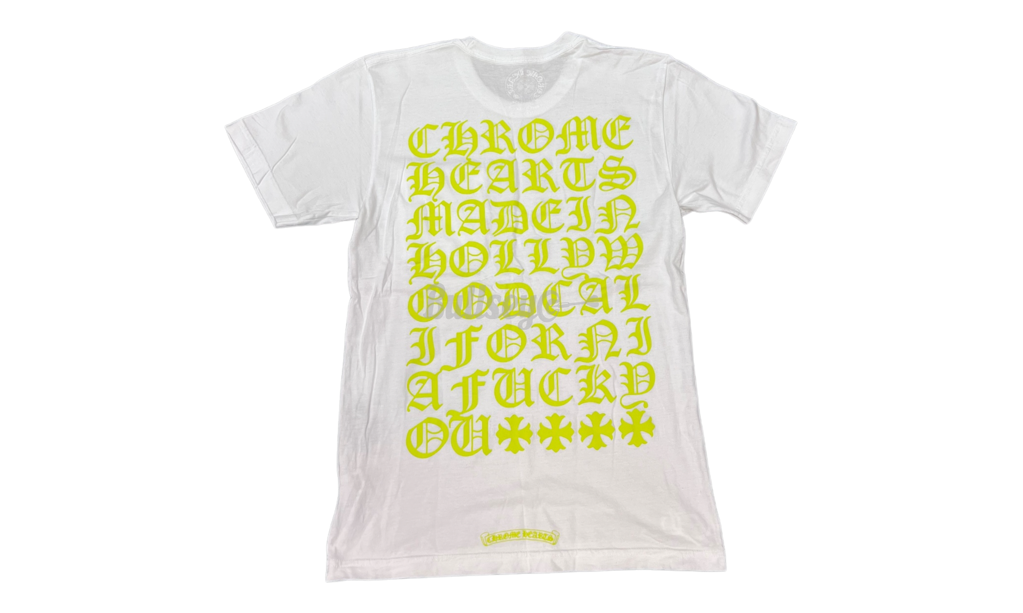 Chrome Hearts Green Letters Eyechart T-Shirt-Bullseye Sneaker Boutique