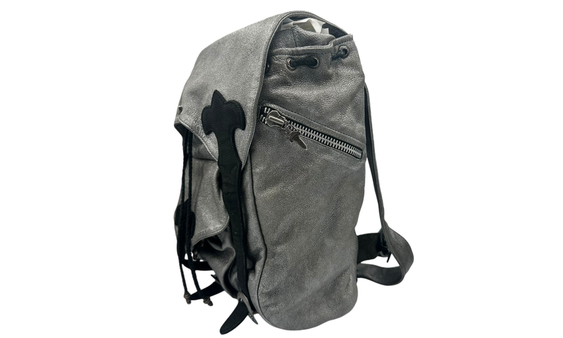 Chrome Hearts Gunslinger Silver/Black Leather Backpack (PreOwned)