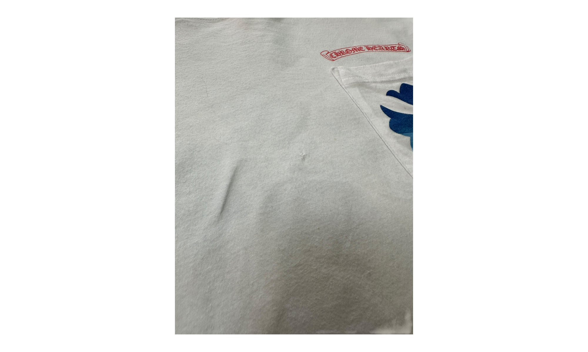 Chrome Hearts Harajuku Exclusive White/ Blue Longsleeve T-Shirt (PreOwned)