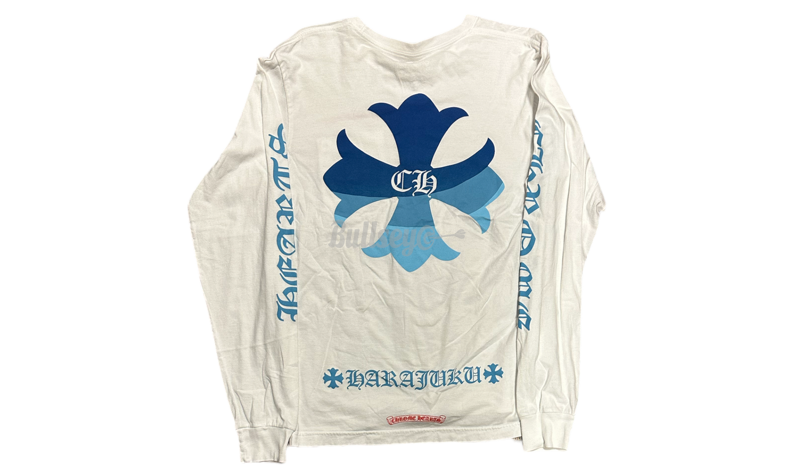Chrome Hearts Harajuku Exclusive White Longsleeve T - Shirt