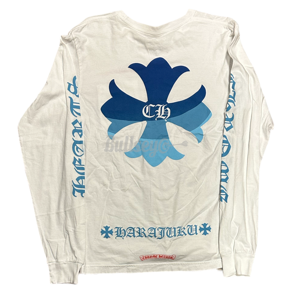 Chrome Hearts Harajuku Exclusive White Longsleeve T - Shirt