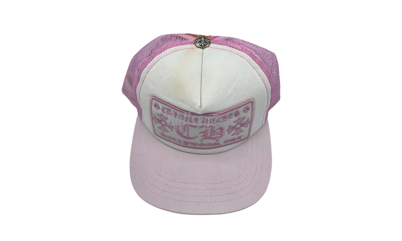 Chrome Hearts Hollywood CH Pink Trucker Hat (Flawed)