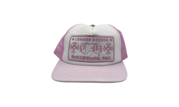 Chrome Hearts Hollywood CH Pink Trucker Hat (PreOwned)-Bullseye Sneaker Boutique