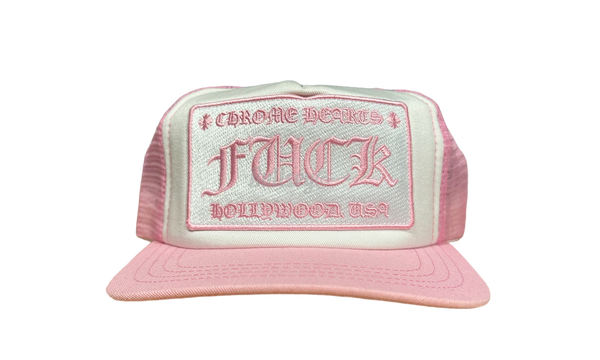 Chrome Hearts Hollywood Fuck Pink Trucker Hat-Czapka Cap BLAFWCA01BK