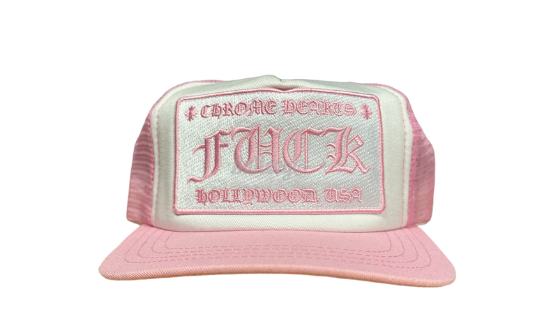 Chrome Hearts Hollywood Fuck Pink Trucker mit hat-Urlfreeze Sneakers Sale Online