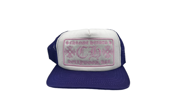 Chrome Hearts Hollywood Pink/Purple CH Trucker Hat (PreOwned)-Página Gold 331 de 349