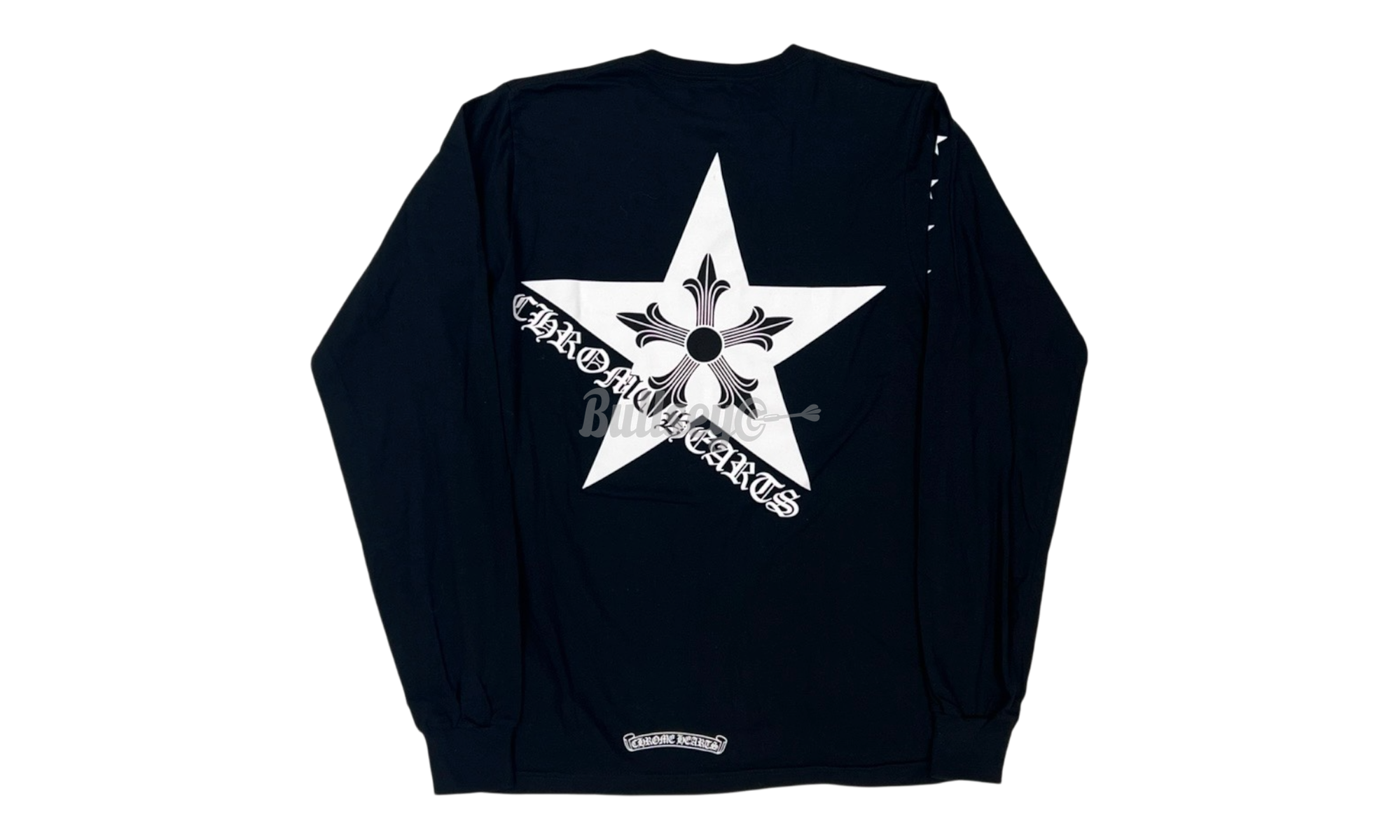 Chrome Hearts Hollywood Stars Black Longsleeve T-Shirt-Bullseye Sneaker Boutique