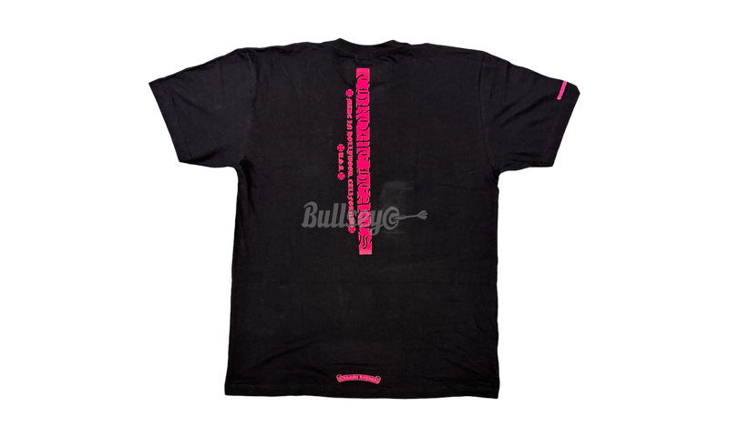 Chrome Hearts Hollywood USA Pink Letters Black T-Shirt (PreOwned)-Bullseye Sneaker Boutique