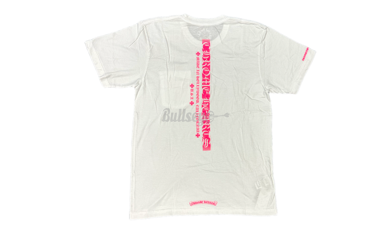 Chrome Hearts Hollywood USA Pink Letters White T-Shirt-Bullseye Sneaker Boutique