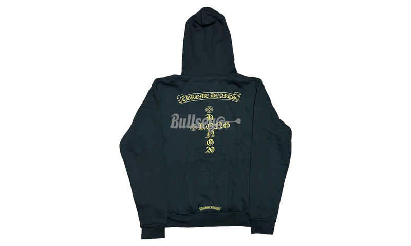 Chrome Hearts Hong Kong Exclusive Scroll Label Black Hoodie-Bullseye Sneaker Boutique