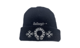 Chrome Hearts Horseshoe Black Beanie (PreOwned)-Bullseye Sneaker Boutique