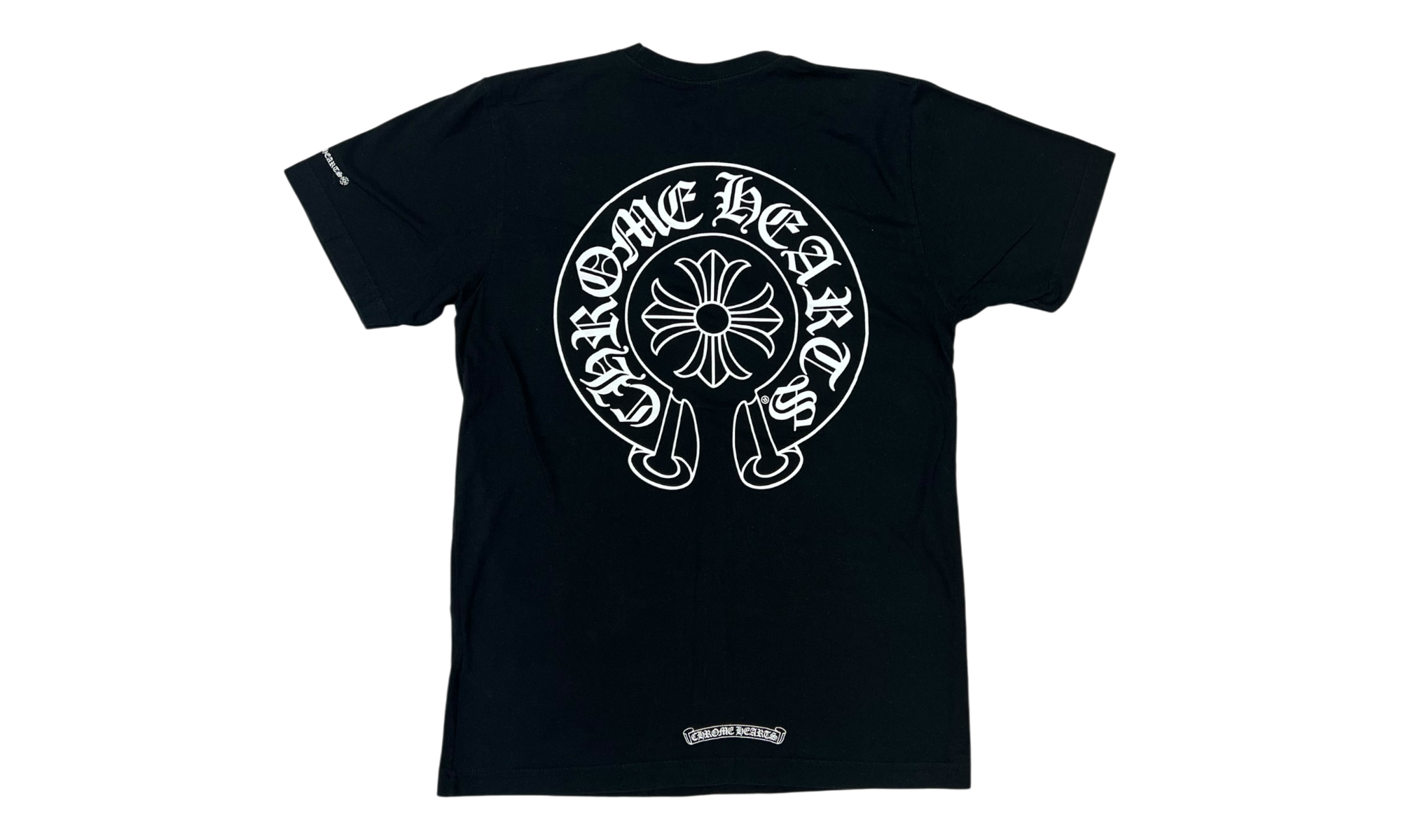 Chrome Hearts Horseshoe Black T-Shirt (PreOwned)-Bullseye Sneaker Boutique