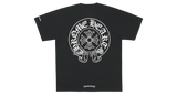 Chrome Hearts Horseshoe Black T-Shirt-Bullseye Sneaker amortiguaci Boutique