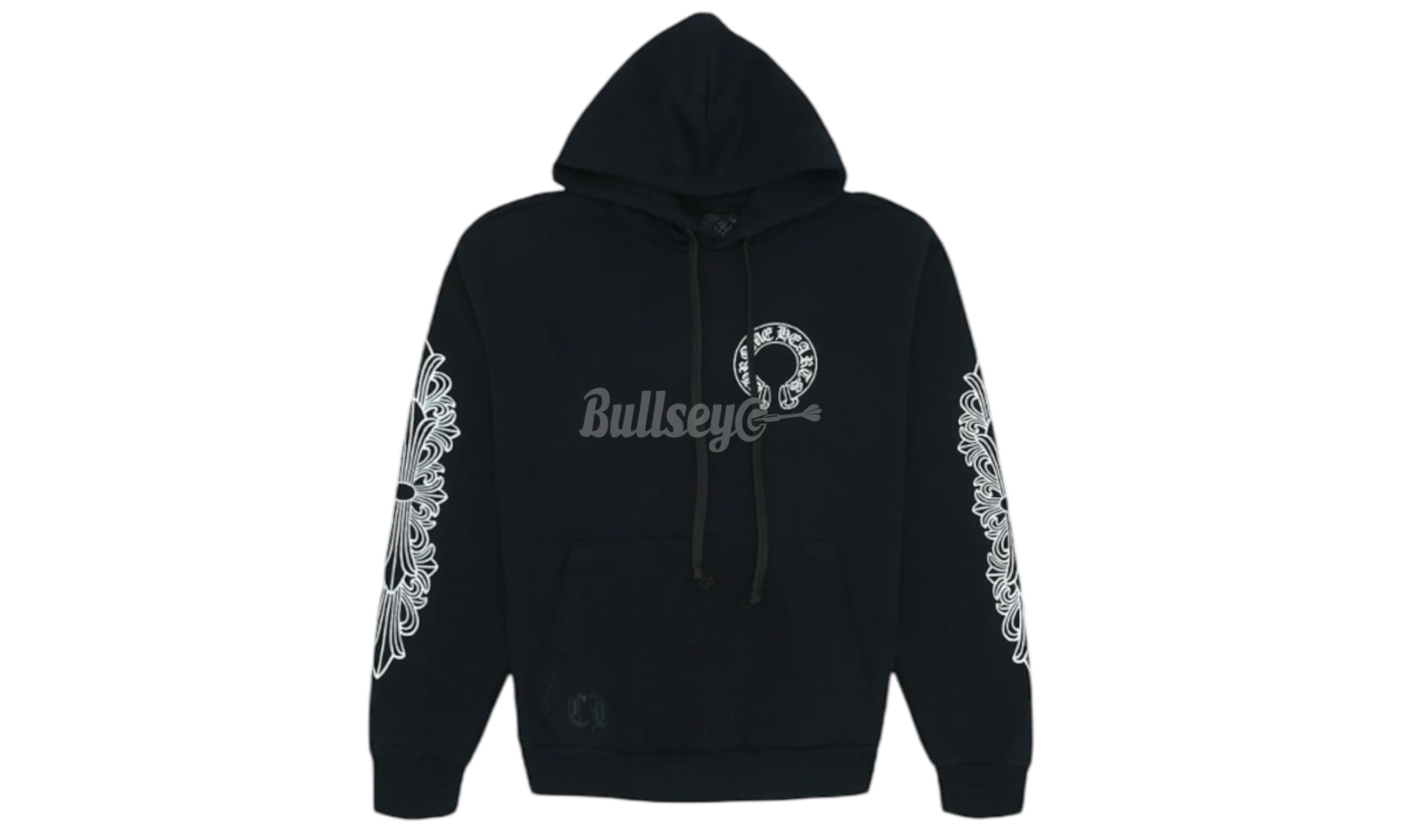 Chrome Hearts Horseshoe Floral Black Hoodie