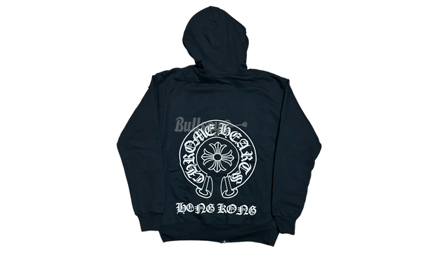 Chrome Hearts Horseshoe Floral Hong Kong Black Zip-Up Hoodie-these Shard sneakers from