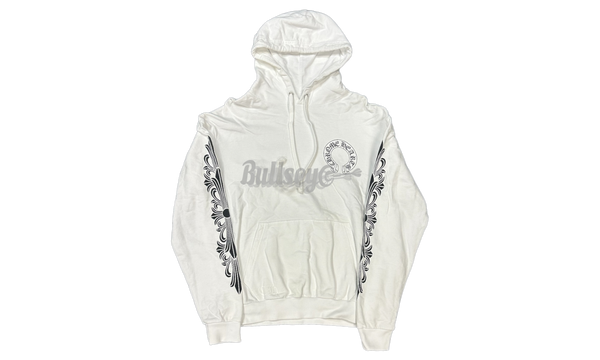 Chrome Hearts Horseshoe Floral White Hoodie