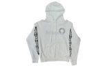 Chrome Hearts Horseshoe Floral White Hoodie